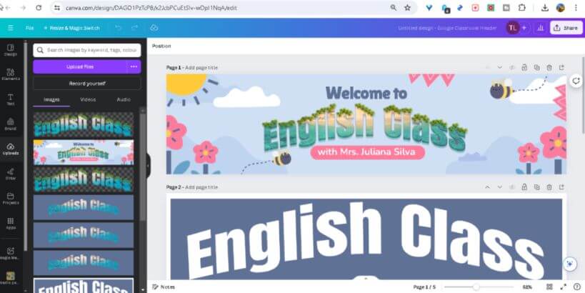 Tutorial Lengkap: Membuat Header Google Form dengan Desain Tipografi 3D di Canva