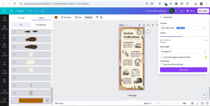 Tutorial Animasi Dasar: Cara Membuat Infografis dengan Motion Graphics Sederhana di Canva