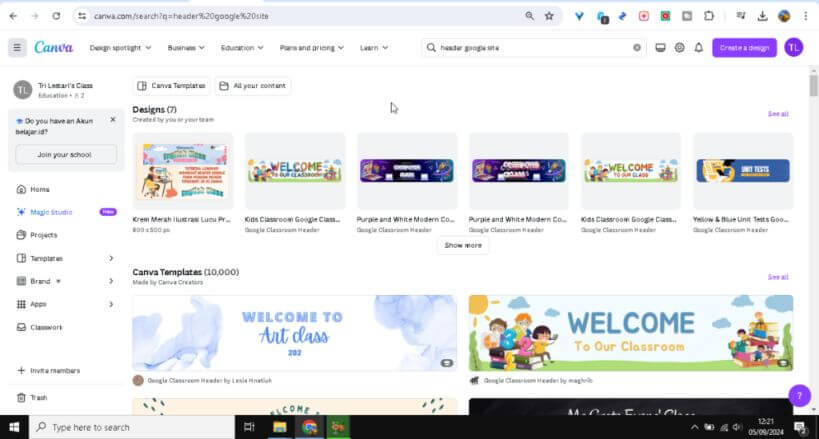 Tutorial Canva: Langkah-langkah Sederhana untuk Membuat Header Google Site menggunakan Efek Teks 3D yang Memukau