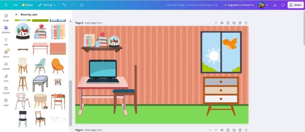 Panduan Lengkap Membuat Latar Belakang Virtual Zoom dengan Efek Teks 3D di Canva