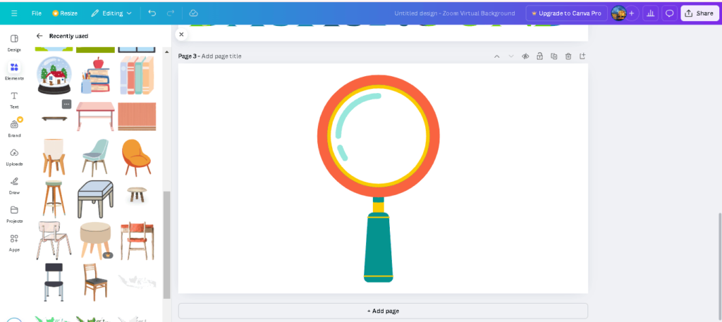 Panduan Lengkap Membuat Latar Belakang Virtual Zoom dengan Efek Teks 3D di Canva