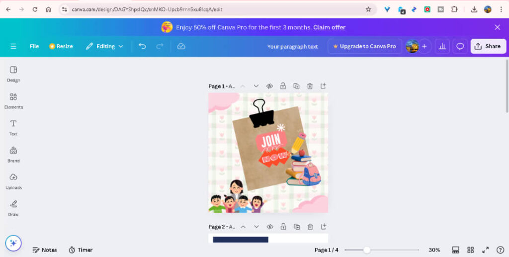 Konten IG Keren: Tutorial Clipping Mask Teks di Canva Free
