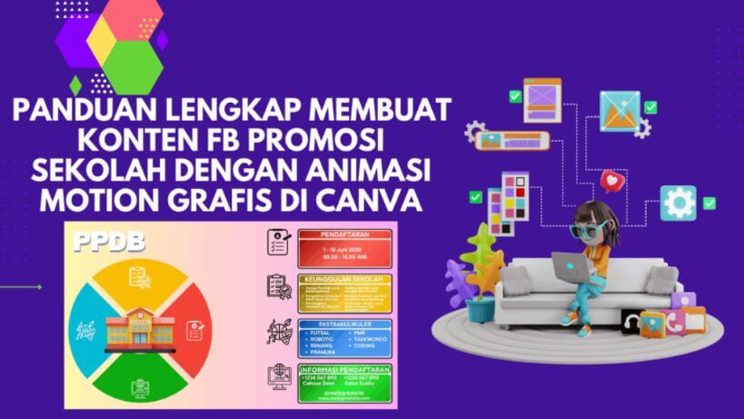 Panduan Lengkap Membuat Konten FB Promosi Sekolah dengan Animasi Motion Grafis di Canva